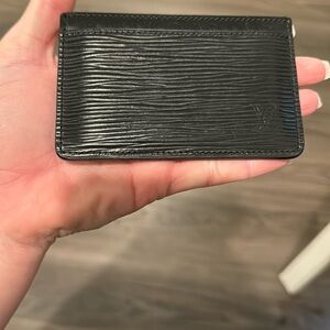 Louis Vuitton Black Epi Cardholder